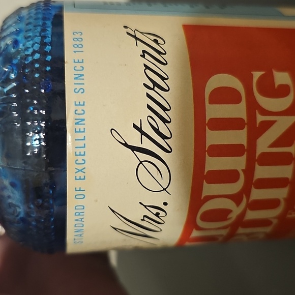 Vintage Mrs. Stewart's Liquid Bluing Bottle - Picture 3 of 4